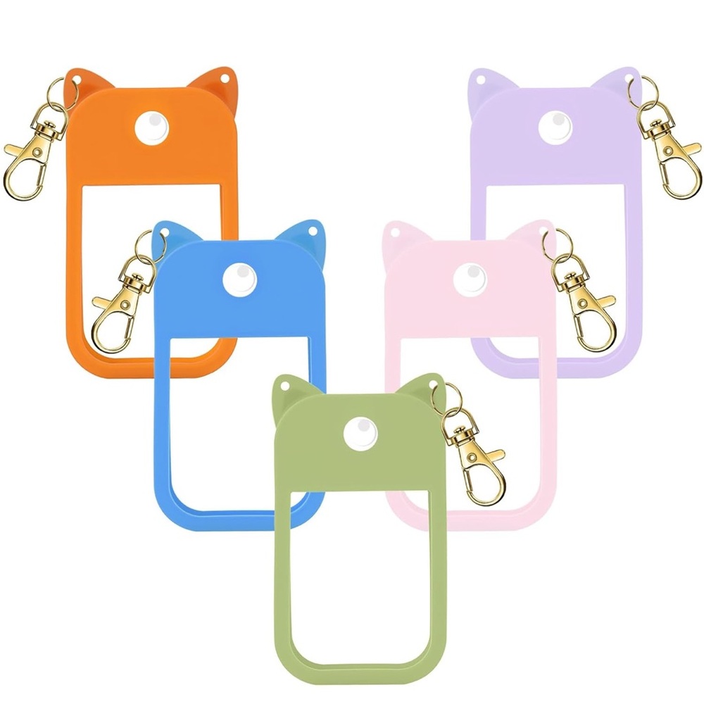 New Spray Sanitizer Holder - Cat Ear - Choose Orange, Purple, Blue, Pink, Green